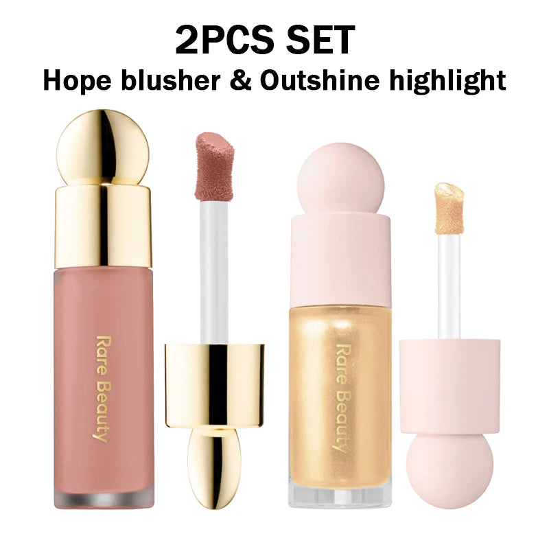 Rare Beauty Powder Highlighter Blush Water Light Shimmer Waterproof Long Last Face Illuminator Brighten Light Liquid Highlighter