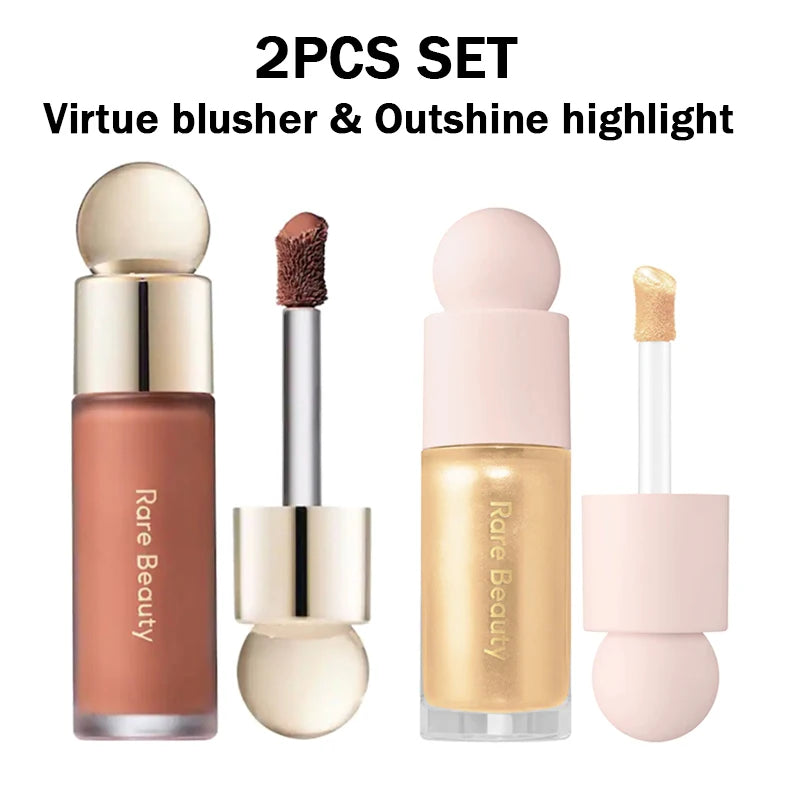 Rare Beauty Powder Highlighter Blush Water Light Shimmer Waterproof Long Last Face Illuminator Brighten Light Liquid Highlighter