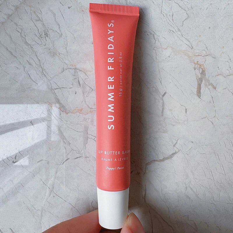 Summer Fridays Lip Balm Moisturizing Mirror Lip Gloss Lip Vanilla Pink Sugar Coffee Cake Smell Lipstick Transparent Oil Makeup