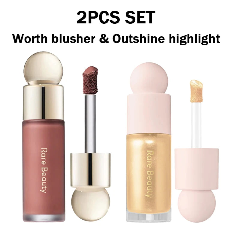 Rare Beauty Powder Highlighter Blush Water Light Shimmer Waterproof Long Last Face Illuminator Brighten Light Liquid Highlighter