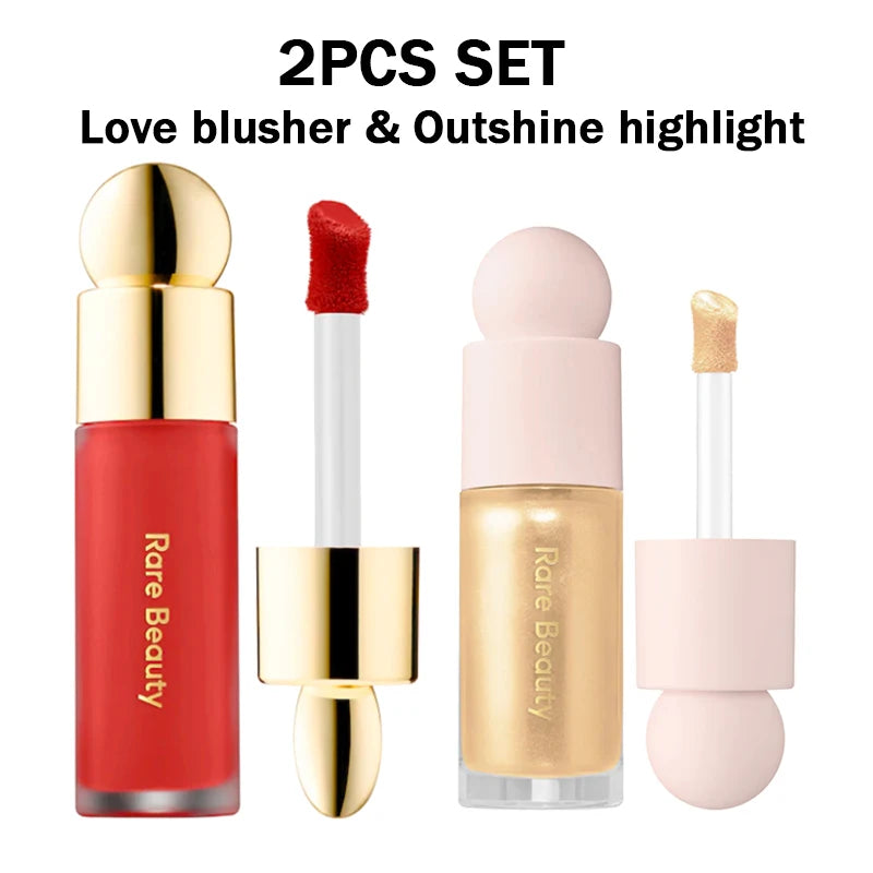 Rare Beauty Powder Highlighter Blush Water Light Shimmer Waterproof Long Last Face Illuminator Brighten Light Liquid Highlighter