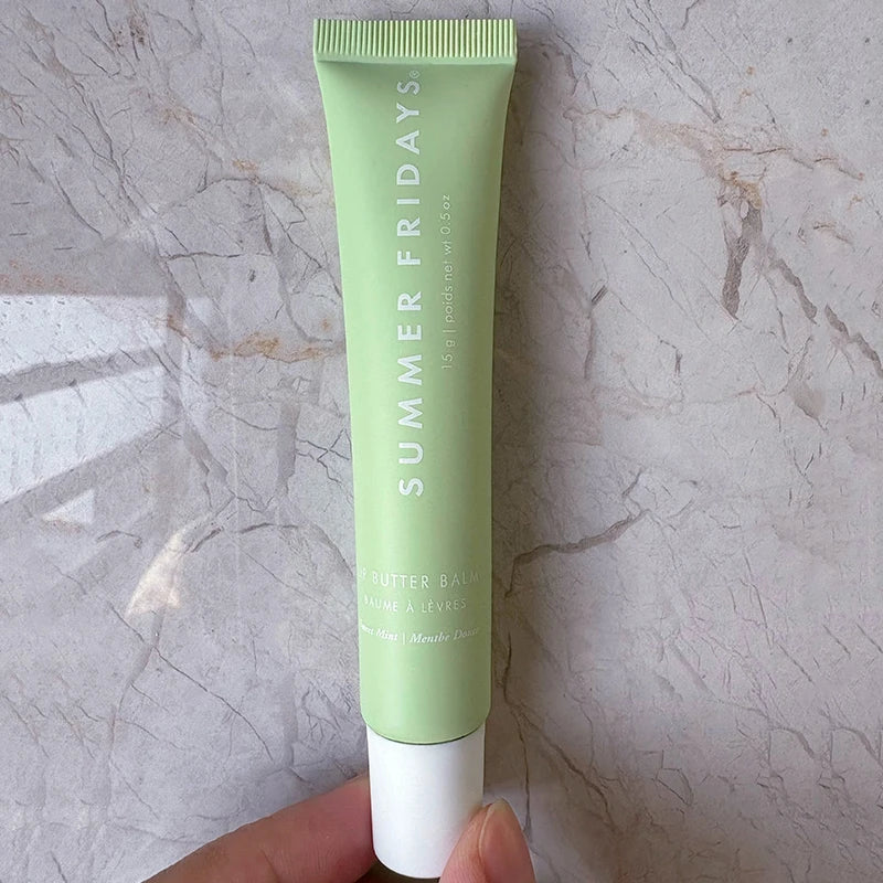 8 Colors Summer Fridays Lip Balm Deep Moisturizing Smoothing Soft Lips Cosmetics Sugar Vanilla Beige Sweet Mint Makeup Lip Care