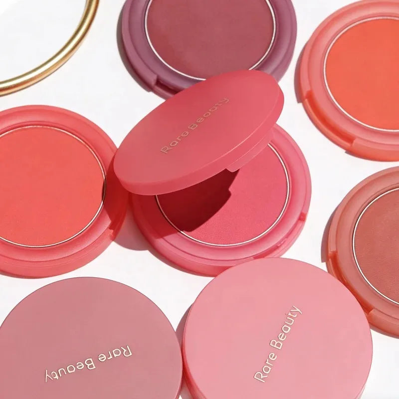 Rare Beauty New Portable Powder Blusher Easy To Apply Makeup Long Lasting Colorfast Fashionable Ladies Powder Blusher Cosmetics
