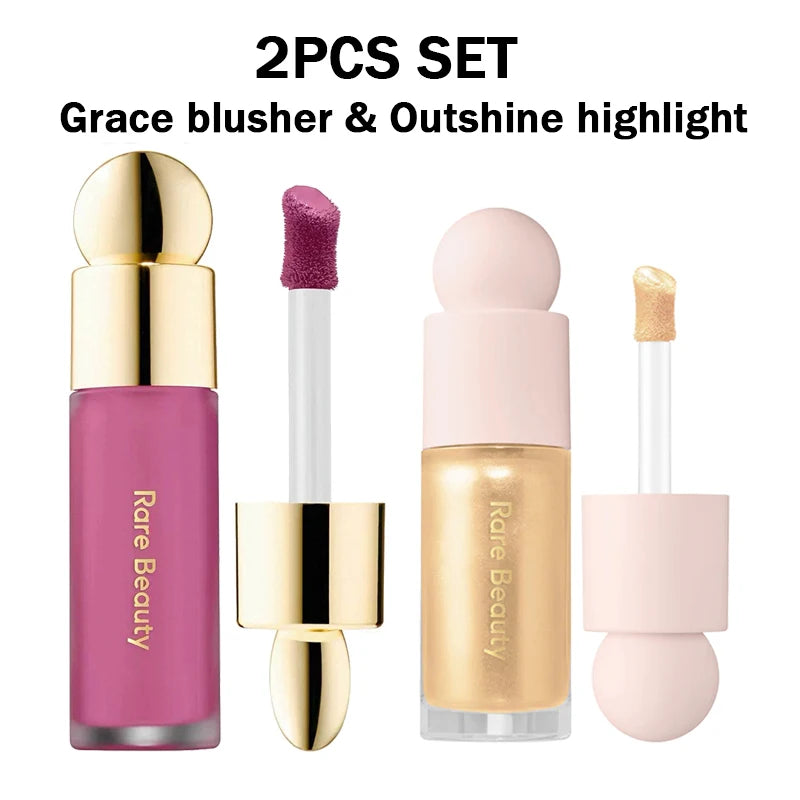 Rare Beauty Powder Highlighter Blush Water Light Shimmer Waterproof Long Last Face Illuminator Brighten Light Liquid Highlighter