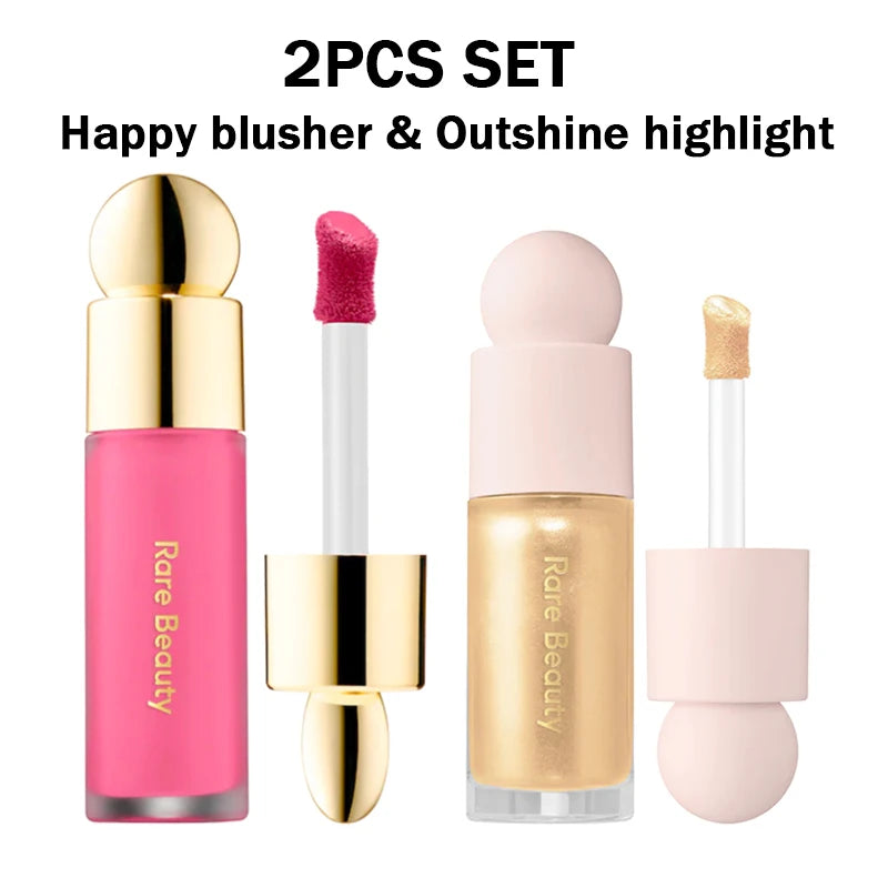 Rare Beauty Powder Highlighter Blush Water Light Shimmer Waterproof Long Last Face Illuminator Brighten Light Liquid Highlighter