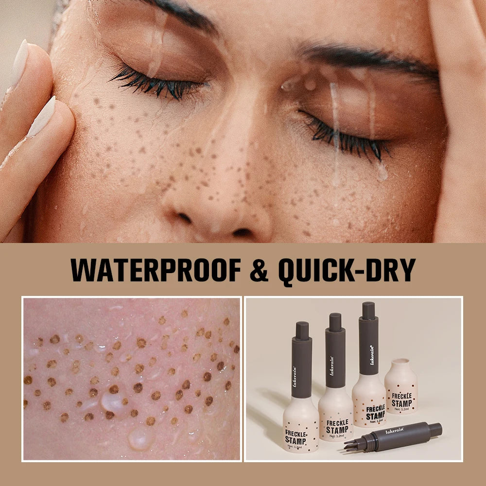 Waterproof Freckle Stamp Pen Liquid Air Cushion Five Point Head Natural Simulation Fake Spot Dot Makeup Tool