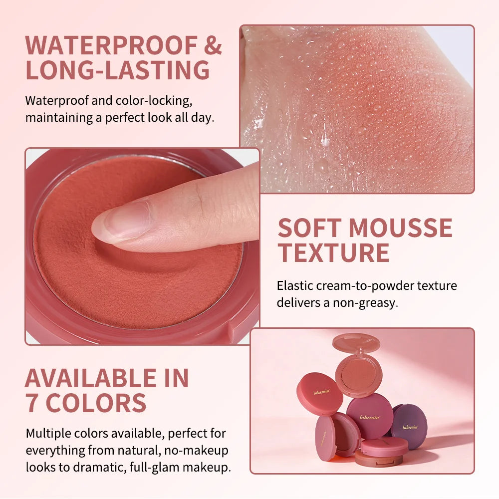 Soft Poke Matte Bouncy Blush Long-lasting Tint Velvety Matte Blush Moisturizer Lightweight Soft Pinch Liquid Blush Airy Cosmetic