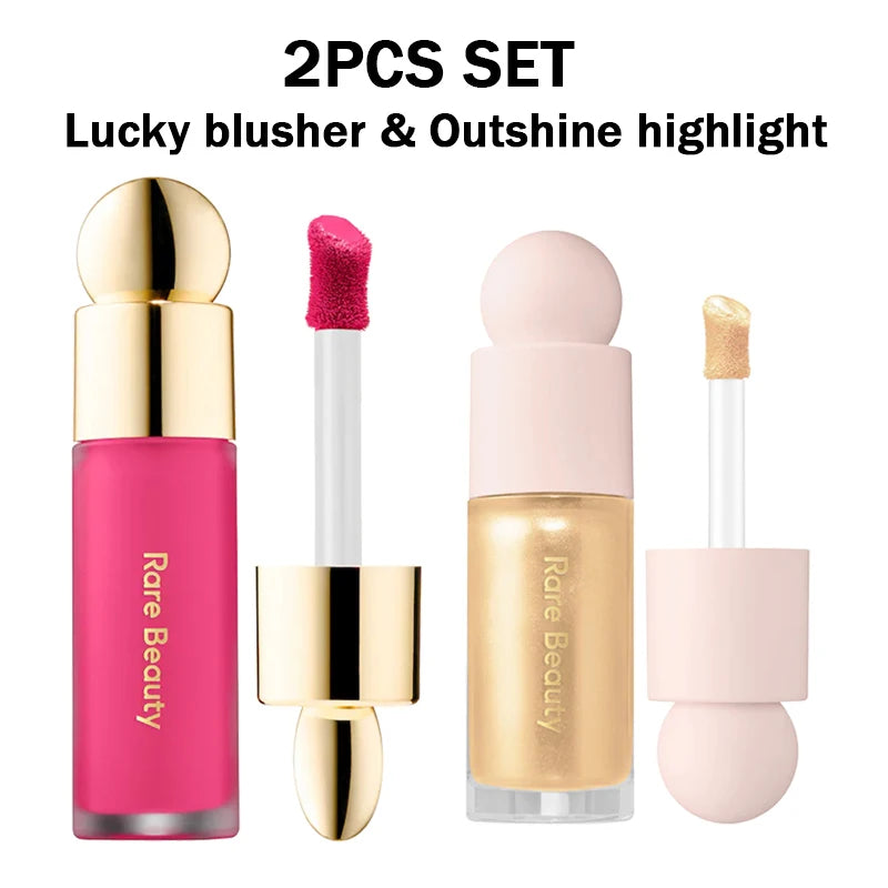 Rare Beauty Powder Highlighter Blush Water Light Shimmer Waterproof Long Last Face Illuminator Brighten Light Liquid Highlighter